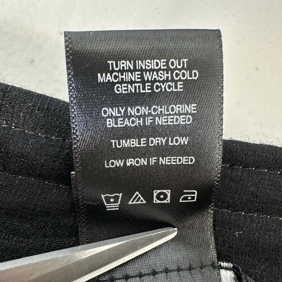 Ali Miles Tunic Top Size S Green Black Geometric Button Front Art to wear - Picture 9 of 12